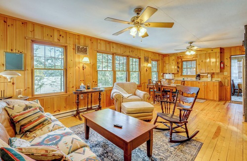 Chestertown Cottage | Private Dock & Beach! Lakefront Adirondacks Escape
