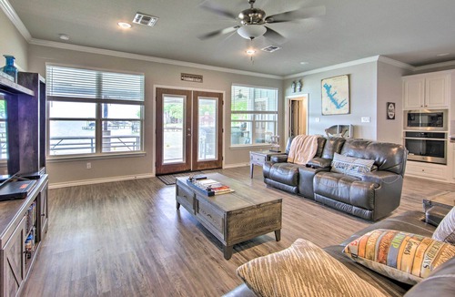 Carolyn Estates House | Private Dock & Boat House: Lakefront Mabank Home