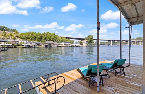 Camdenton House | Private Dock & Fireplace Steps from Osage Beach