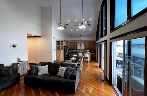 Kauneonga Lake House | Private Dock/Indoor Pool/Sauna/Hot Tub - Sleeps 14