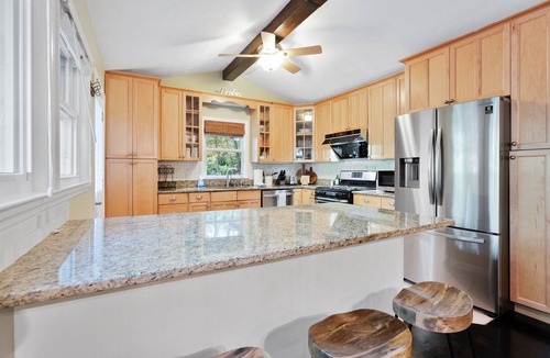 Buford House | Private dock, lake access and pet friendly