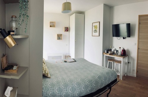 Moze-sur-Louet Bed & Breakfast | Private equipped room WC/SDB puy du fou A87 terrabotanica Terrace
