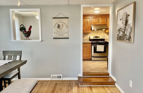 Gladehill Cottage | Private Farm Cottage surrounded fields, farm animals, mountain views & hot tub!
