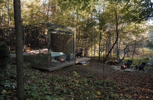 Glen Huron Cabin | Private Forest Cabin Retreat with Sauna, Plunge & Hiking Trails