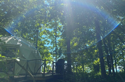 West Elgin Cabin | private Forest dome overlooking Lake Erie