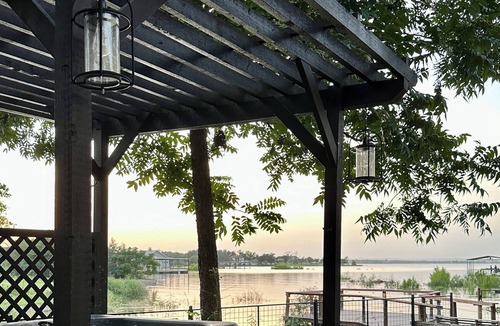 Buchanan Dam House | Private Gated Waterfront Lake Buchanan Home! Hot tub, Dog Friendly, Fully Fenced