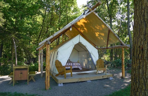 Vernon RV Rental | Private Glamping Tent