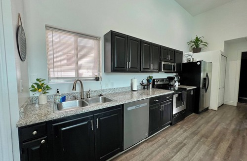 West Jordan Apartment | Private Guesthouse + King Bed + Fireplace