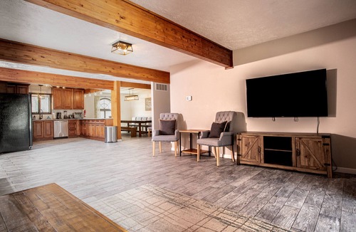 Long Pond House | PRIVATE HEATED POOL-HotTub-Gameroom-6 BR/5 BA-Modern-1Acre