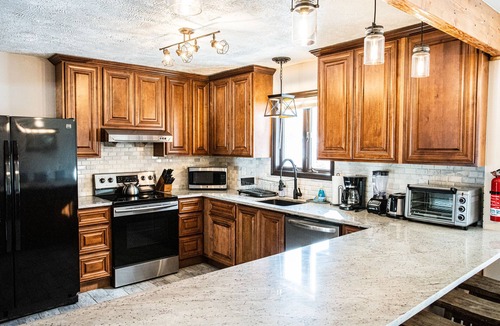 Long Pond House | PRIVATE HEATED POOL-HotTub-Gameroom-6 BR/5 BA-Modern-1Acre