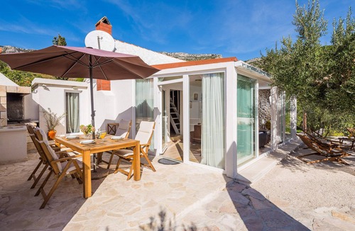 Bol House | Private, heated pool - family home with stunning view
