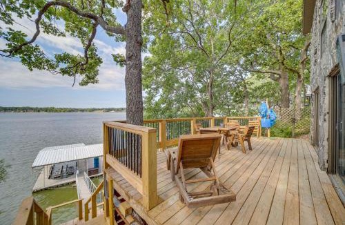 Grove House | Private Hot Tub & Dock: Lakefront Grove Retreat!