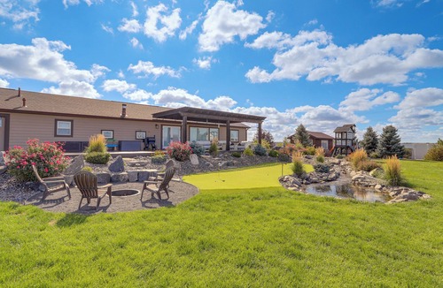 Belle Creek House | Private Hot Tub + Game Room: Keenesburg Getaway!