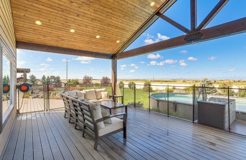 Belle Creek House | Private Hot Tub + Game Room: Keenesburg Getaway!