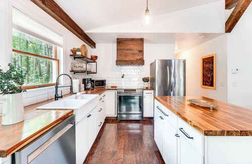 Pocono Summit House | Private Hot Tub: Tree-Lined Poconos Home!