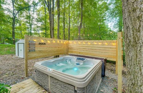 Pocono Summit House | Private Hot Tub: Tree-Lined Poconos Home!
