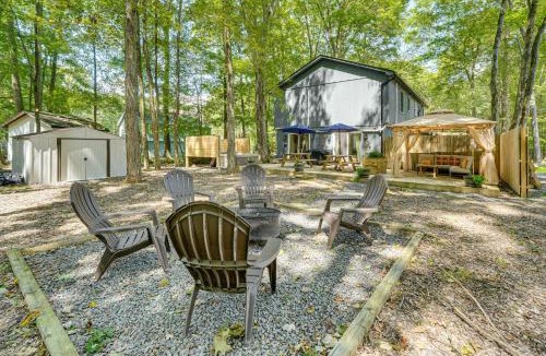 Pocono Summit House | Private Hot Tub: Tree-Lined Poconos Home!
