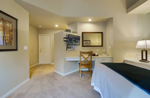 Century West Hotel | Private, hotel style suite in Bend with access to fitness center.