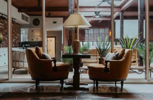 Amarillo House | Private indoor mineral pool & spa retreat house