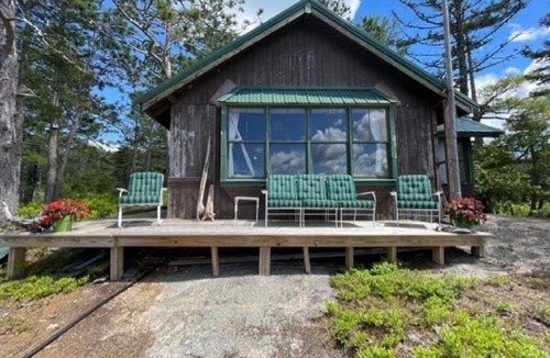 Grand Lake Stream Cabin | Private island with cabin in Grand Lake Stream. Mainhouse can also be included.