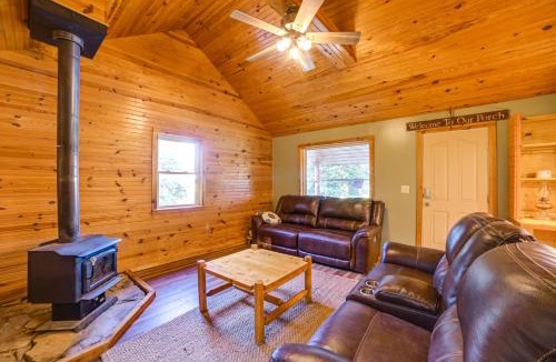 Clay House | Private Lake & Dock: Log Cabin, 2 Mi to Clay!