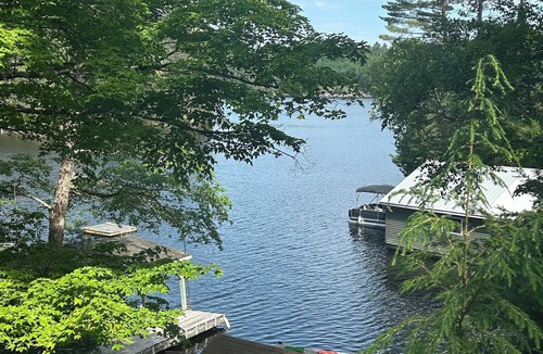Tudor and Cashel Cabin | Private Lakefront 3 Bedroom Cabin with Private Dock and Boat Port. Boat Access
