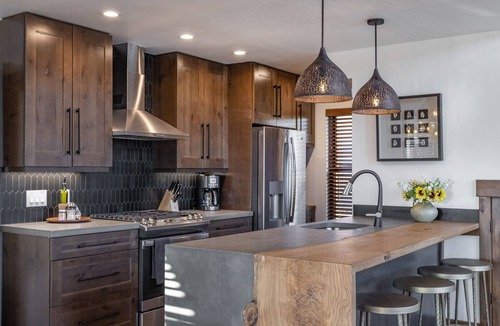 Estes Park Cabin | Private Lakefront Cabin - Jacuzzi, Indoor/Outdoor Fireplace, Two Large Patios,