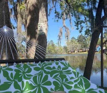 Goodrich House | Private Lakefront Dock Firepit Yard Games