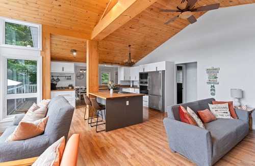 Irondale House | Private lakeside home that blends luxury with laid-back charm year-round!