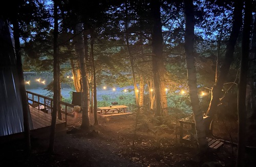 Ellsworth House | Private Lakeside A-Frame Tent