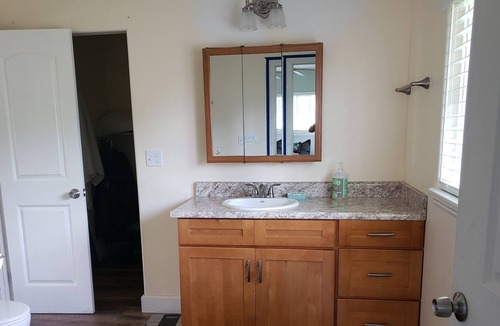 Fern Acres Apartment | Private large studio with wrap around lanai, new and clean.