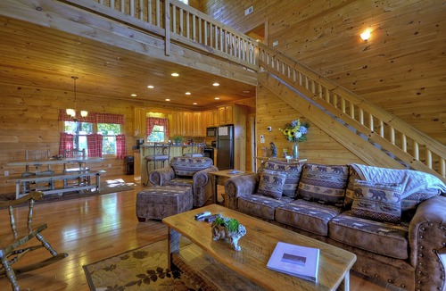 Morganton Cabin | Private Location, Pool Table, Foos Ball, Hot Tub