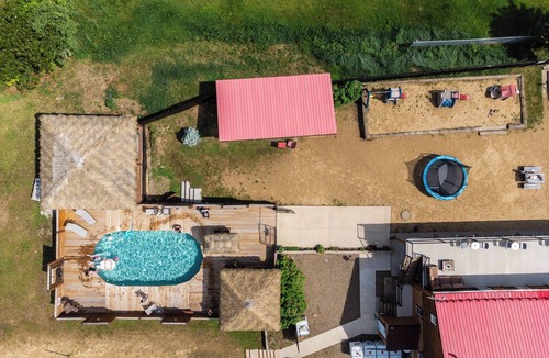 Mandeville Ski Chalet | Private log cabin resort, 30 people, pool, spa, games room, and +.