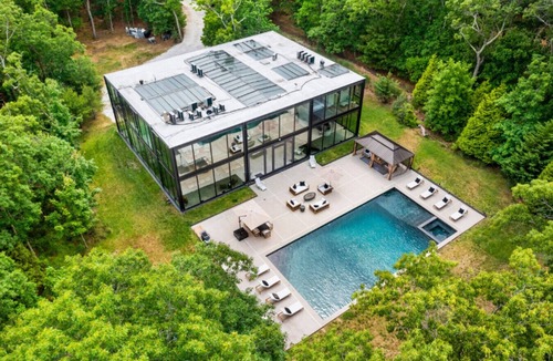 Springs Apartment | Private Oasis - Glass Villa - East Hampton - Pool