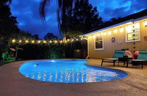 Southside House | Private Oasis: Pool & Garden Paradise, HotTub & Coffee