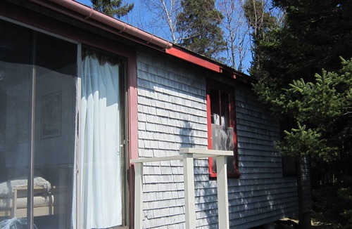 Bar Harbor Cottage | Private Ocean side rustic cottage with beach Bar Harbor