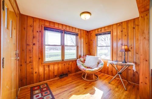 Tefft House | Private Patios & Sunset Views: Francesville Home