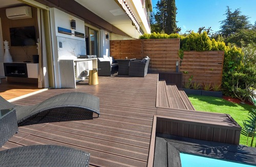 Cannes La Bocca Apartment | Private Pool Beach & Palais Nearby🎬