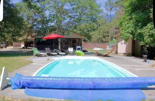 Salyer House | Private Pool Cabin in Nature nDogs Welcome nSleeps 5