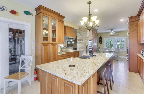 North Fort Myers House | Private Pool & Dock: Riverfront 'Bridge Escape'