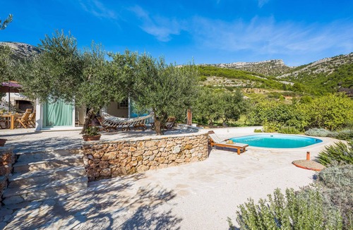 Bol House | Private pool family home with open sea view