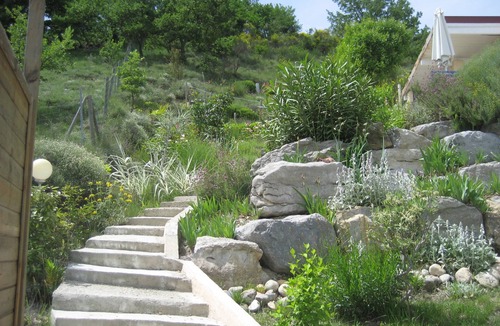 Lussas Cottage | Private pool for 4 people, air conditioning, landscaped garden and superb view