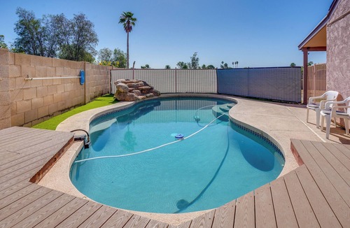 Villa De Paz House | Private Pool: Retreat < 1 Mi to Camelback Ranch!