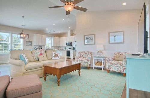St. George Island House | Private pool! Steps from the Beach, Pet Friendly