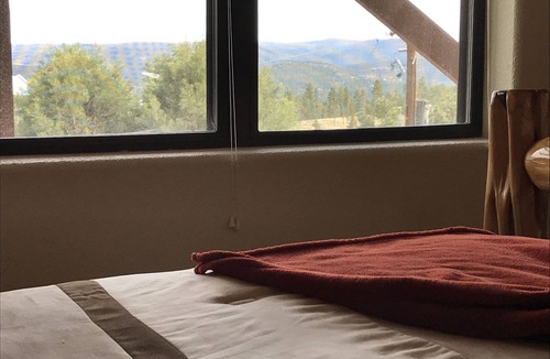 Ruidoso Cabin | Private Rental Cabin Secluded at 7400 Ft on Mountainside, Great View, Hot Tub