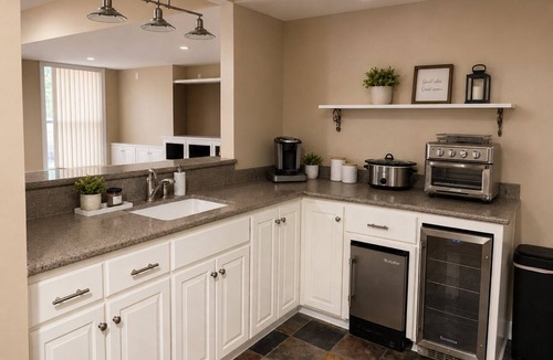 Harrisonville House | Private Resort Pool Home: 2 Suites, Hot Tub, Golf Simulator, Sauna and more