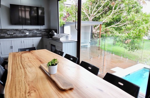 Tweed Heads West House | Private Riverfront Oasis with Swim Up Bar