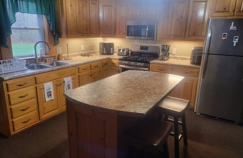 Canton Cabin | Private Riverfront Camp with screened in porch