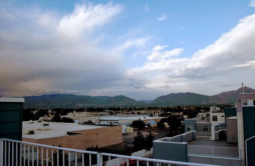 West Valley City House | Private rooftop patio on stylish 4 level townhome