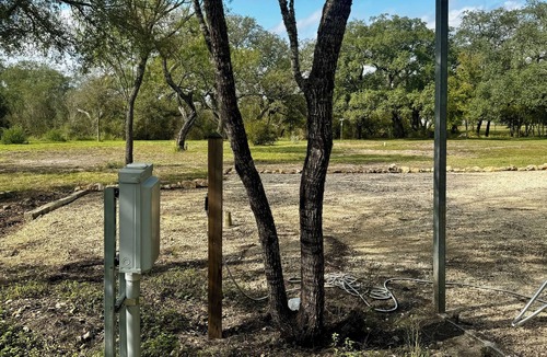 Castroville House | Private RV site in Castroville with water and electric hookups, grill, fire pit